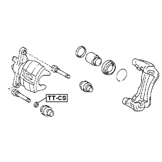 TT-CS - Accessory Kit, brake caliper 