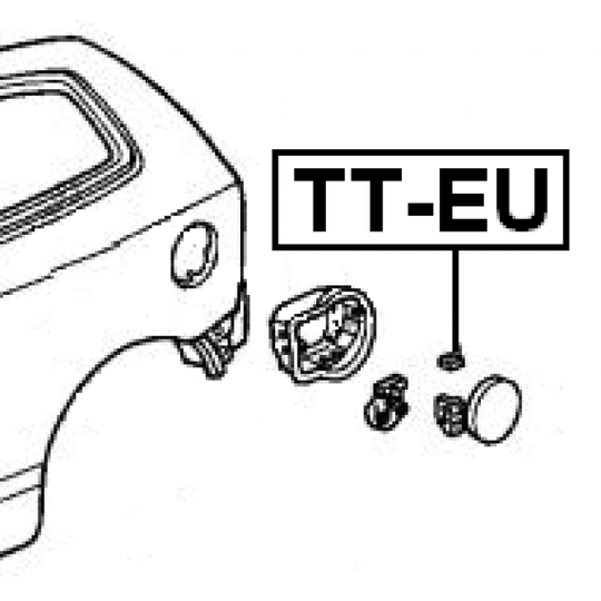 TT-EU - Korkki, polttoainetankki 