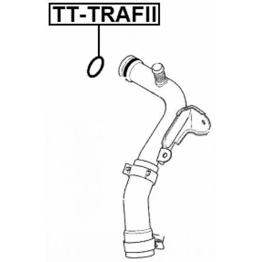TT-TRAFII - Packning, Kylvätskefläns 