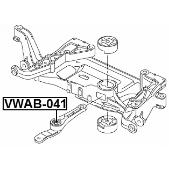 VWAB-041 - Paigutus, Mootor 