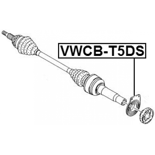 VWCB-T5DS - Drivaxellager 