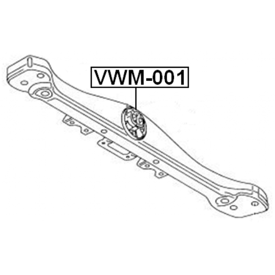 VWM-001 - Mounting, automatic transmission 