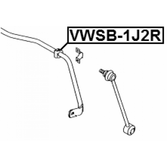 VWSB-1J2R - Stabiliser Mounting 