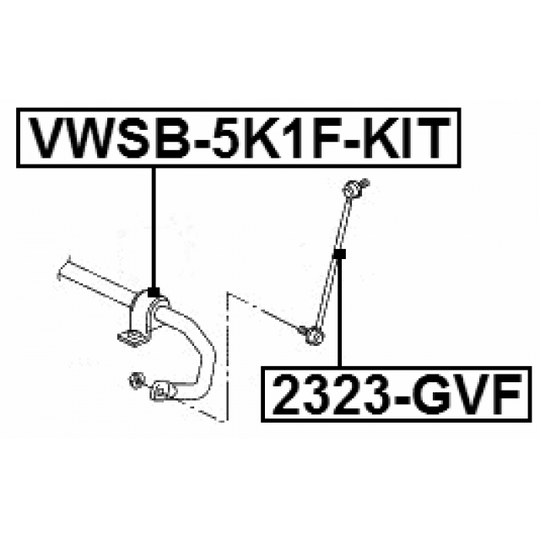 VWSB-5K1F-KIT - Vakaajan hela 