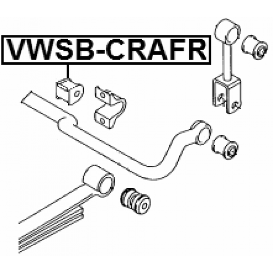 VWSB-CRAFR - Laagripuks, stabilisaator 