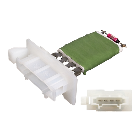 102596 - Resistor, interior blower 