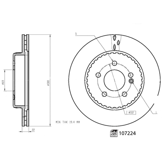 107224 - Piduriketas 