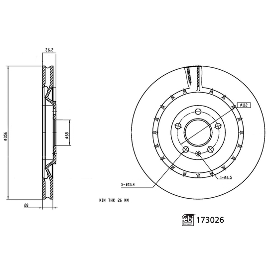 173026 - Brake Disc 