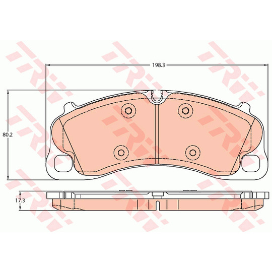 GDB2089 - Brake Pad Set, disc brake 