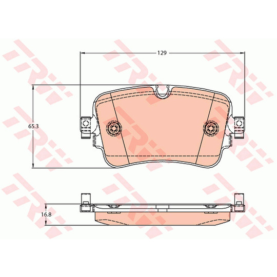 GDB2131 - Brake Pad Set, disc brake 