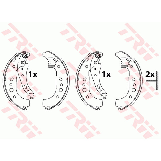 GS8862 - Bromsbackar, sats 