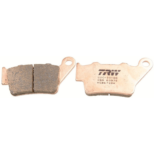 MCB672SH - Brake Pad Set, disc brake 