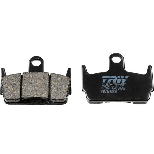 MCB686 - Brake Pad Set, disc brake 