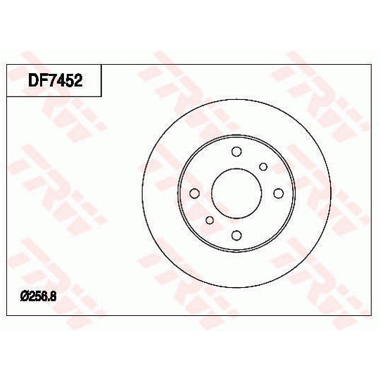 DF7452 - Brake Disc 