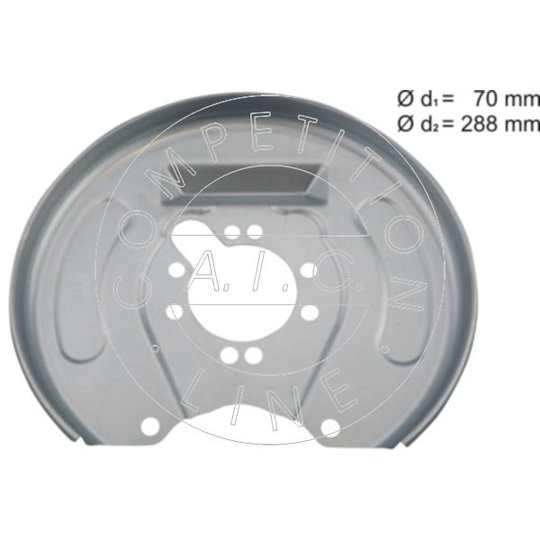 58830 - Splash Panel, brake disc 