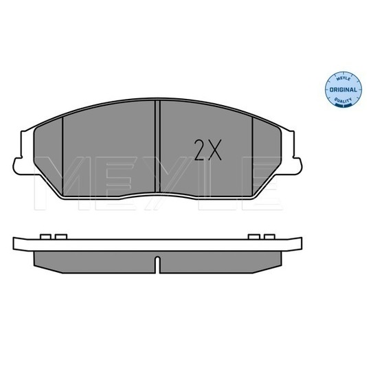 025 256 1019 - Brake Pad Set, disc brake 