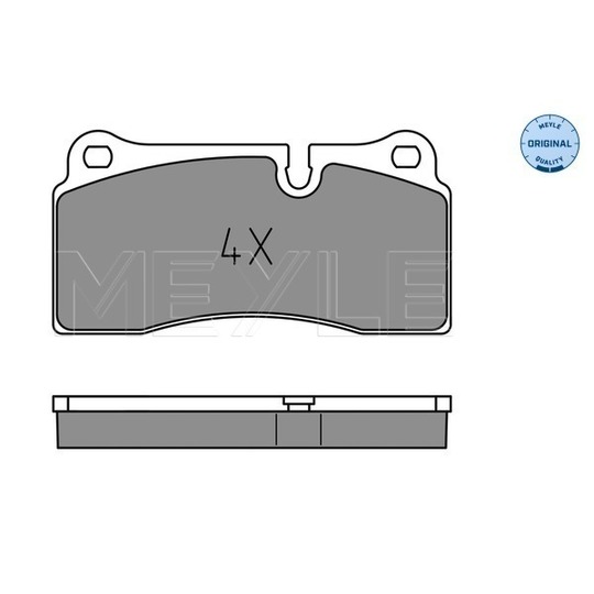 025 242 6118 - Brake Pad Set, disc brake 