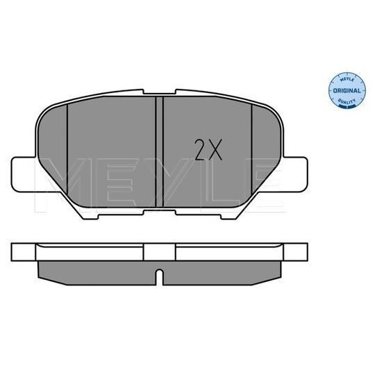 025 256 8814 - Brake Pad Set, disc brake 