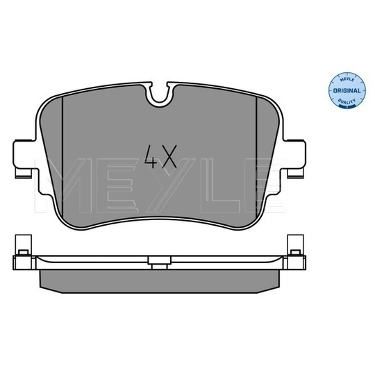 025 223 0717 - Brake Pad Set, disc brake 