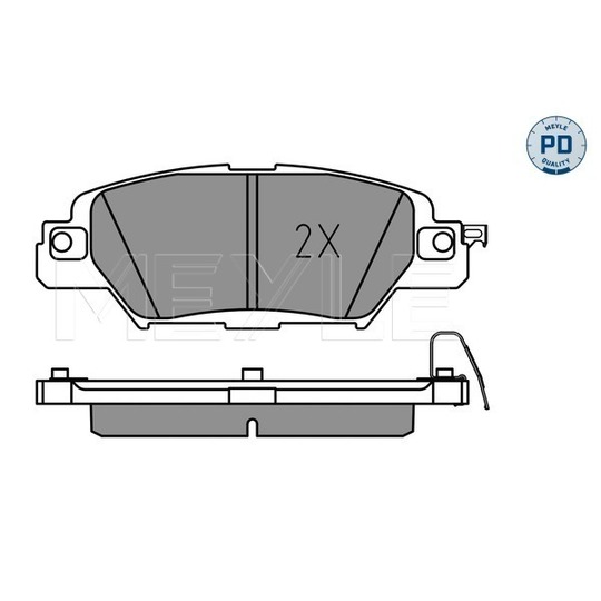 025 223 3214/PD - Brake Pad Set, disc brake 