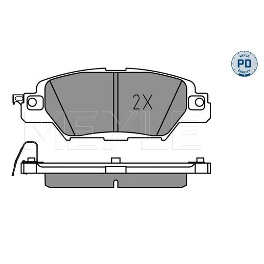 025 223 3214/PD - Brake Pad Set, disc brake 