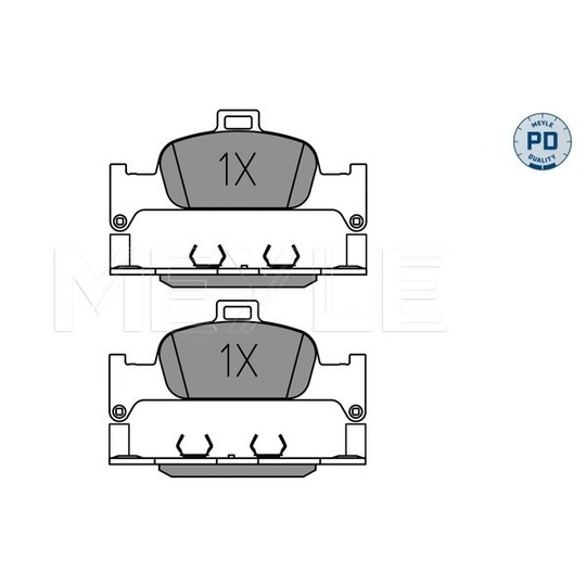 025 224 0216/PD - Brake Pad Set, disc brake 
