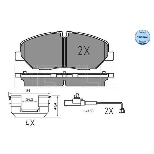 025 224 2020/PD - Brake Pad Set, disc brake 