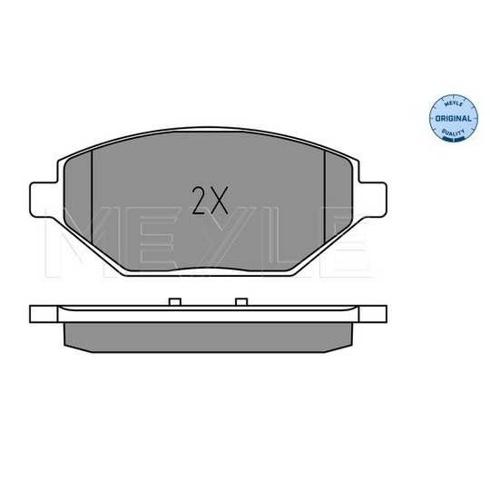 025 225 2218 - Brake Pad Set, disc brake 