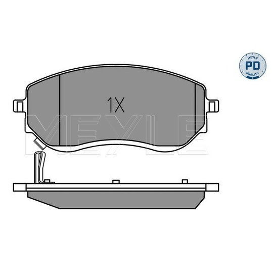 025 226 6021/PD - Brake Pad Set, disc brake 