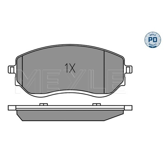 025 226 6021/PD - Brake Pad Set, disc brake 