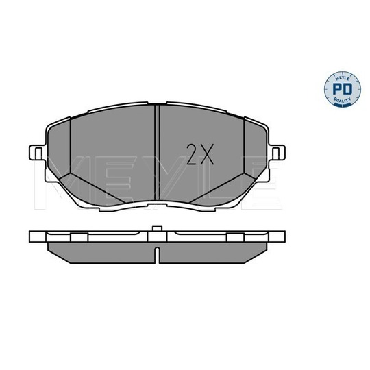 025 227 8218/PD - Brake Pad Set, disc brake 