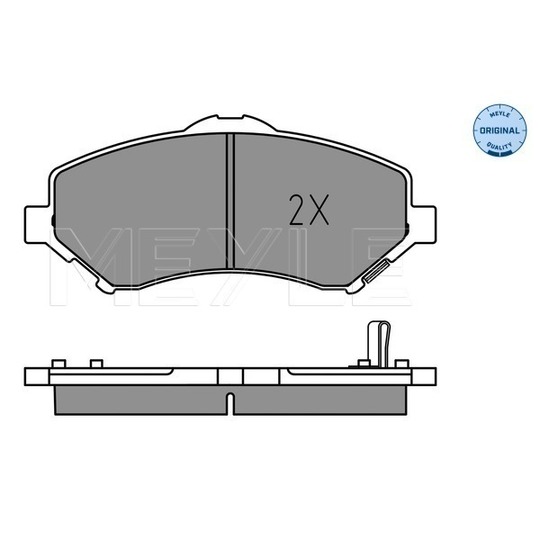 025 246 0417 - Brake Pad Set, disc brake 