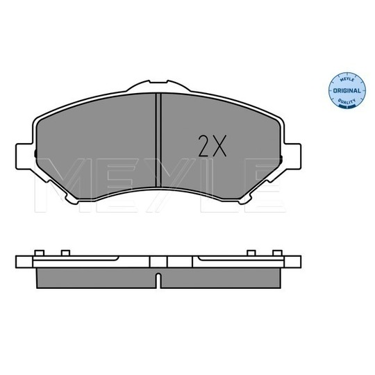 025 246 0417 - Brake Pad Set, disc brake 