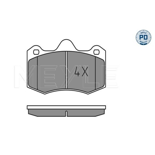 025 249 7417/PD - Brake Pad Set, disc brake 