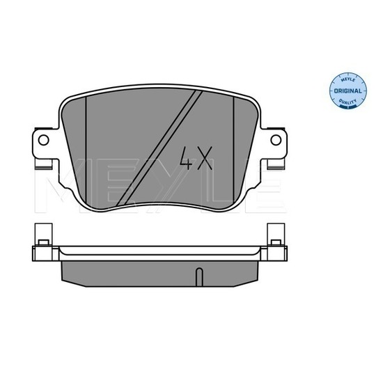 025 251 0917 - Brake Pad Set, disc brake 