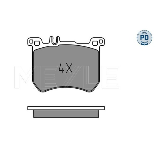 025 251 8317/PD - Brake Pad Set, disc brake 