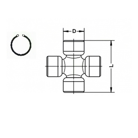 U 040 - Joint, propshaft 