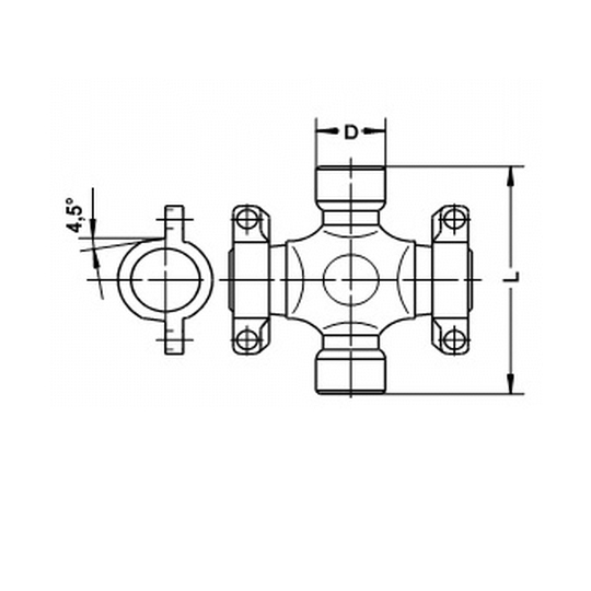 U 950 - Joint, propshaft 