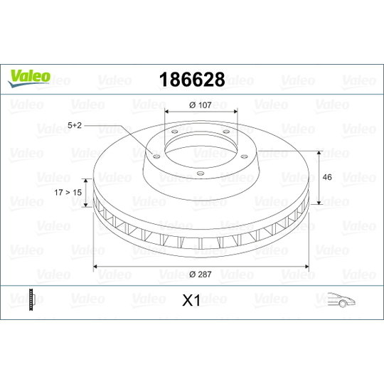 186628 - Brake disk 