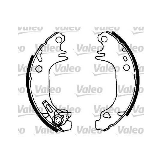 554693 - Brake drum set (shoe, cylinder, springs) 