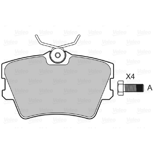 598546 - Brake Pad Set, disc brake 