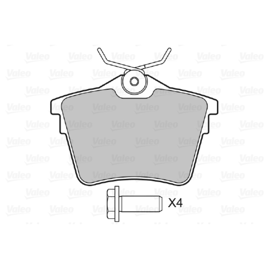 598664 - Brake Pad Set, disc brake 