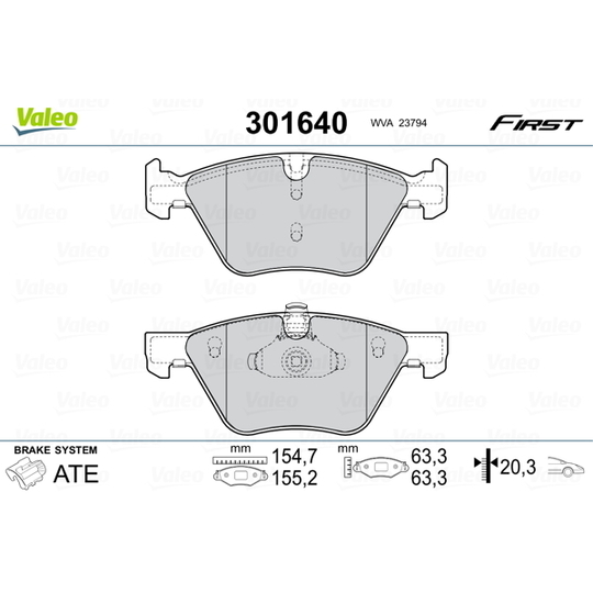 301640 - Brake Pad Set, disc brake 