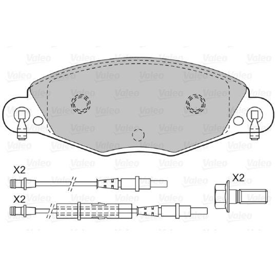 598416 - Brake Pad Set, disc brake 