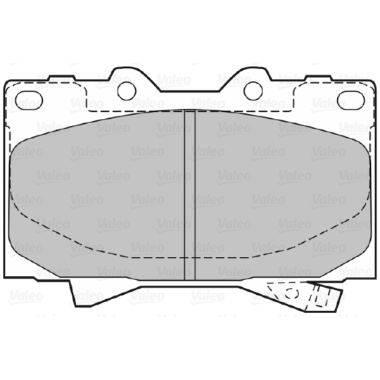 598535 - Brake Pad Set, disc brake 