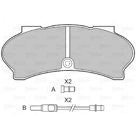 598594 - Brake Pad Set, disc brake 