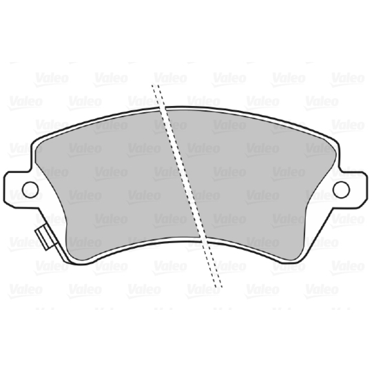 598679 - Brake Pad Set, disc brake 