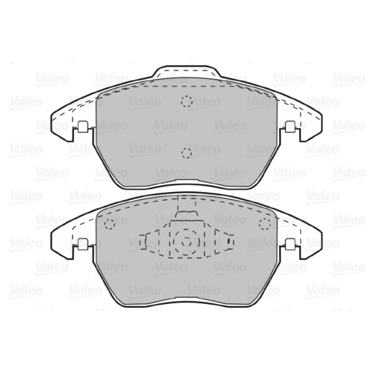 598715 - Brake Pad Set, disc brake 