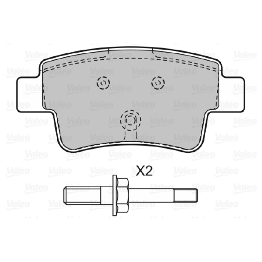 598722 - Brake Pad Set, disc brake 