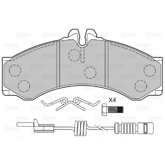 598966 - Brake Pad Set, disc brake 